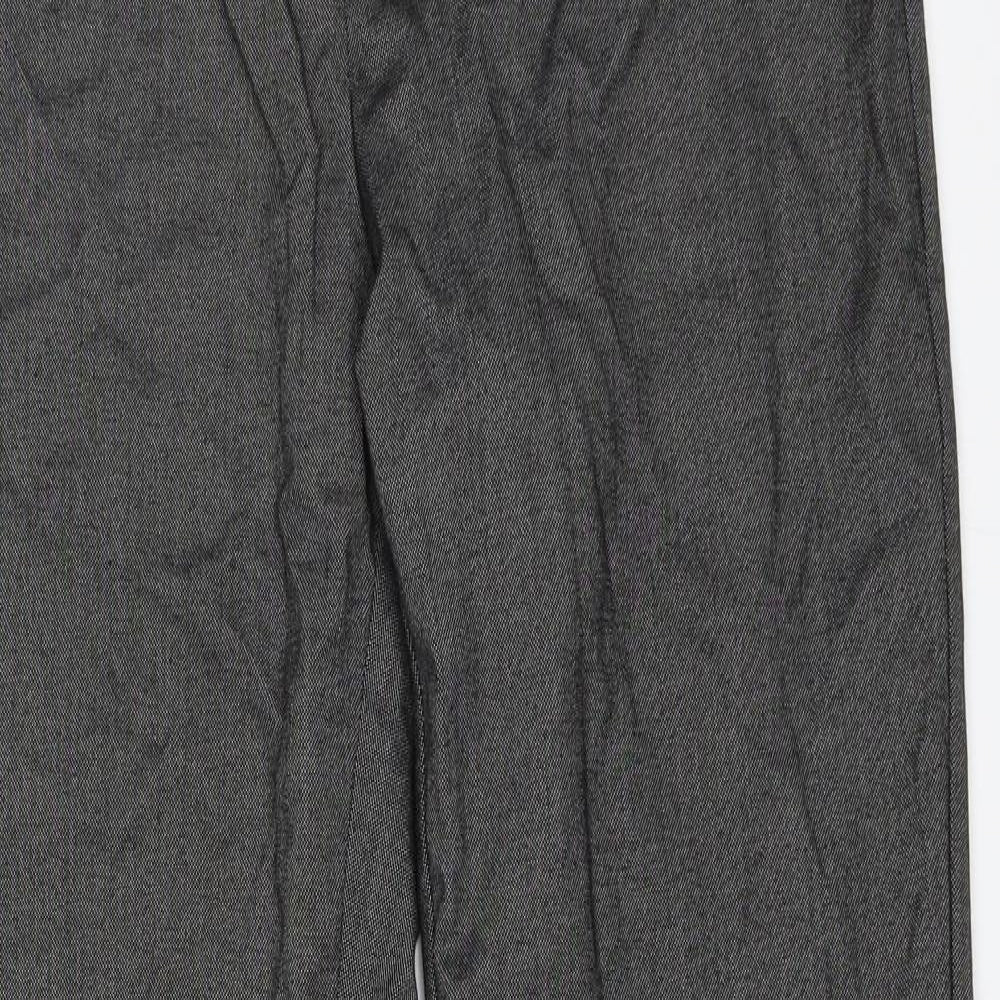 Marks and Spencer Womens Grey   Trousers  Size 12 L33 in