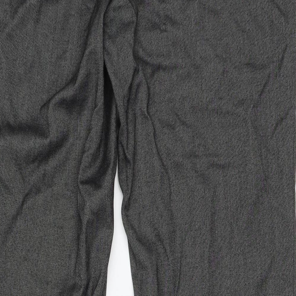 Marks and Spencer Womens Grey   Trousers  Size 12 L33 in