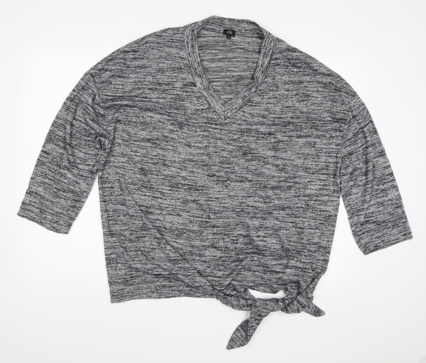 River Island Womens Grey   Pullover Jumper Size M