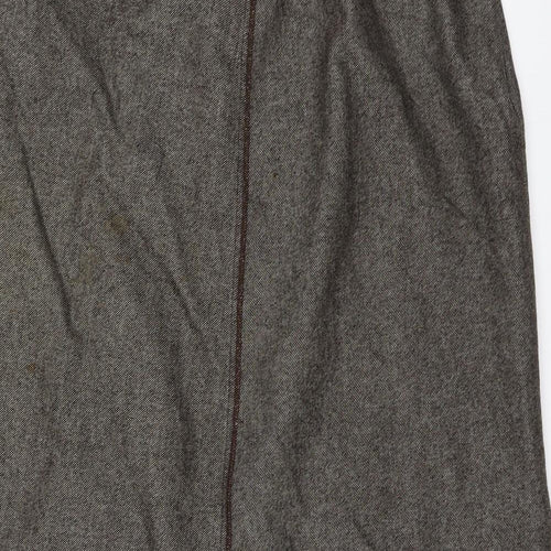 Marks and Spencer Womens Brown   Straight & Pencil Skirt Size 10