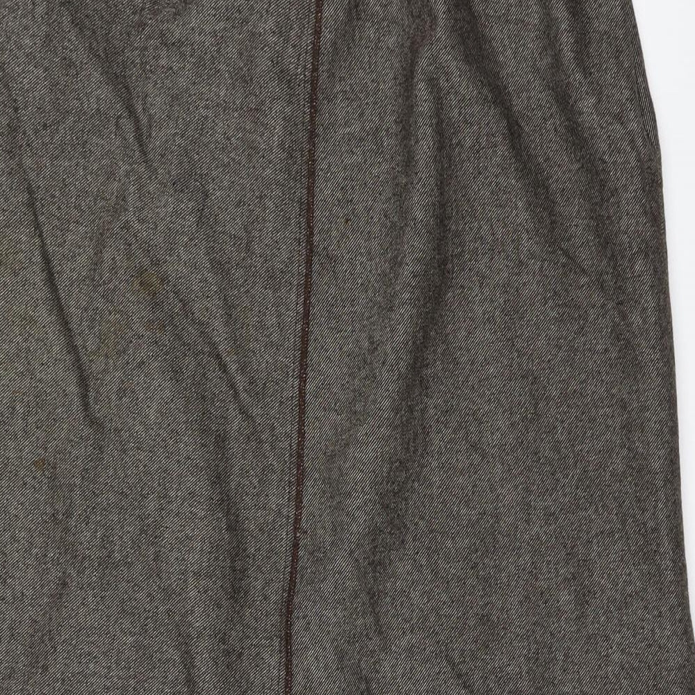 Marks and Spencer Womens Brown   Straight & Pencil Skirt Size 10