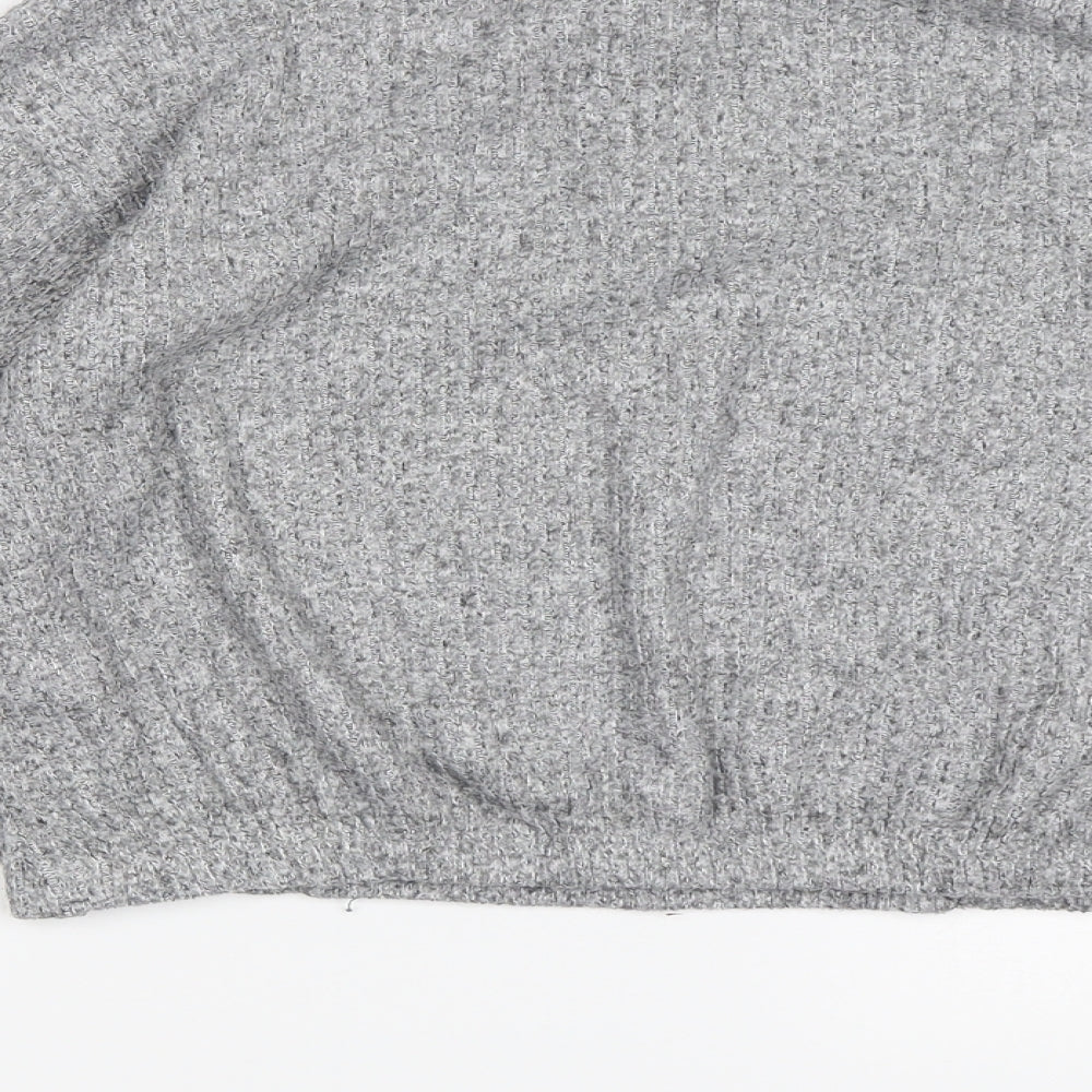 Candy Couture Girls Grey   Henley Sweatshirt Size 12 Years