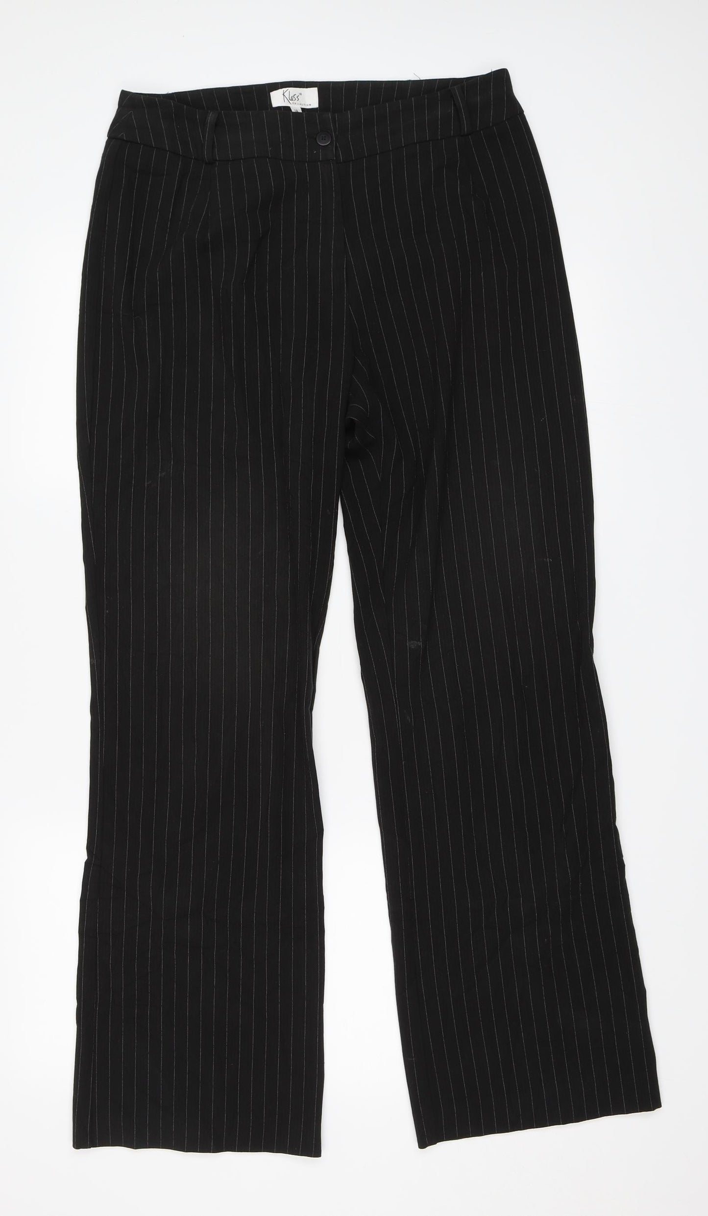 Klass Collection Womens Black   Trousers  Size 14 L31 in