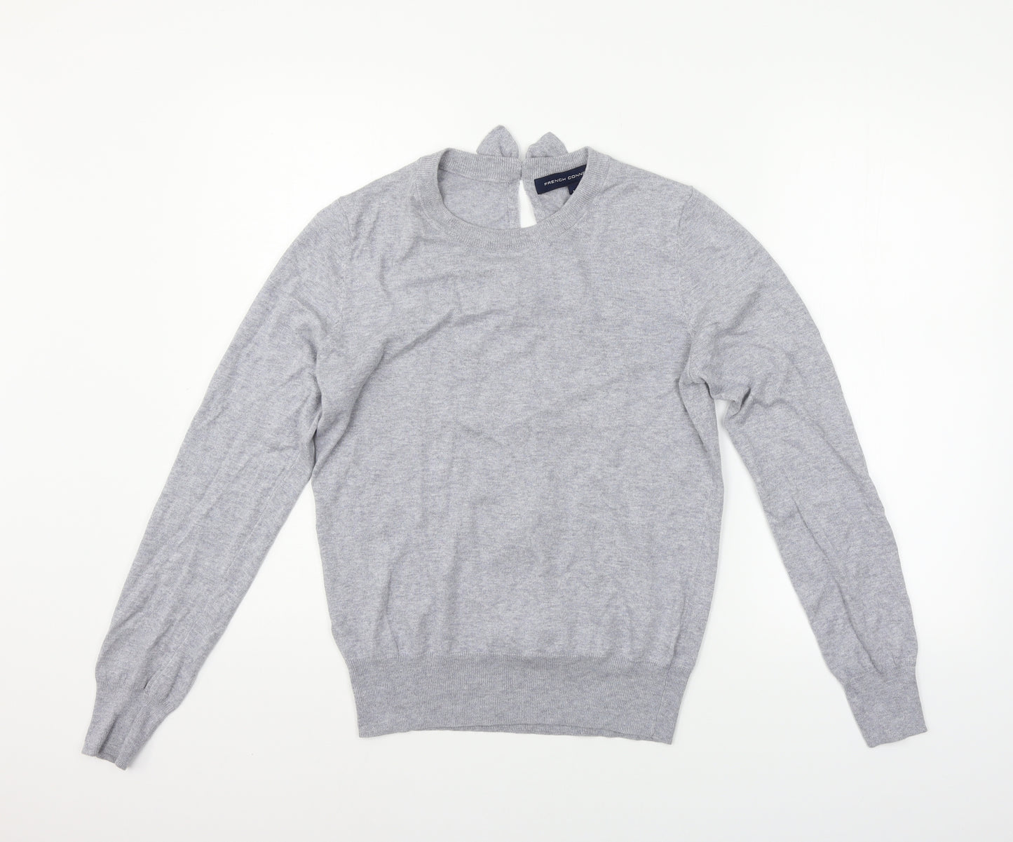 French Connection Womens Grey   Henley Jumper Size M
