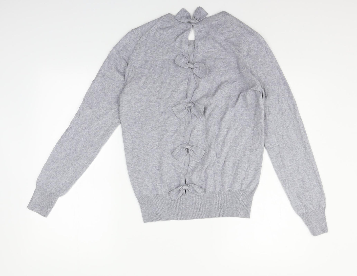French Connection Womens Grey   Henley Jumper Size M