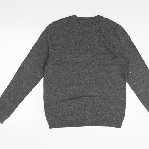 Topman Mens Grey   Pullover Jumper Size S