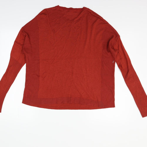 Marks and Spencer Womens Red   Pullover Jumper Size 16