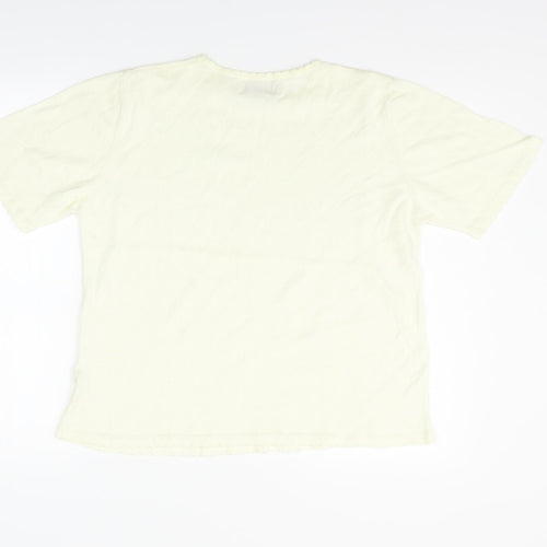 COUNTRY COLLECTION Womens Beige   Basic Polo Size M