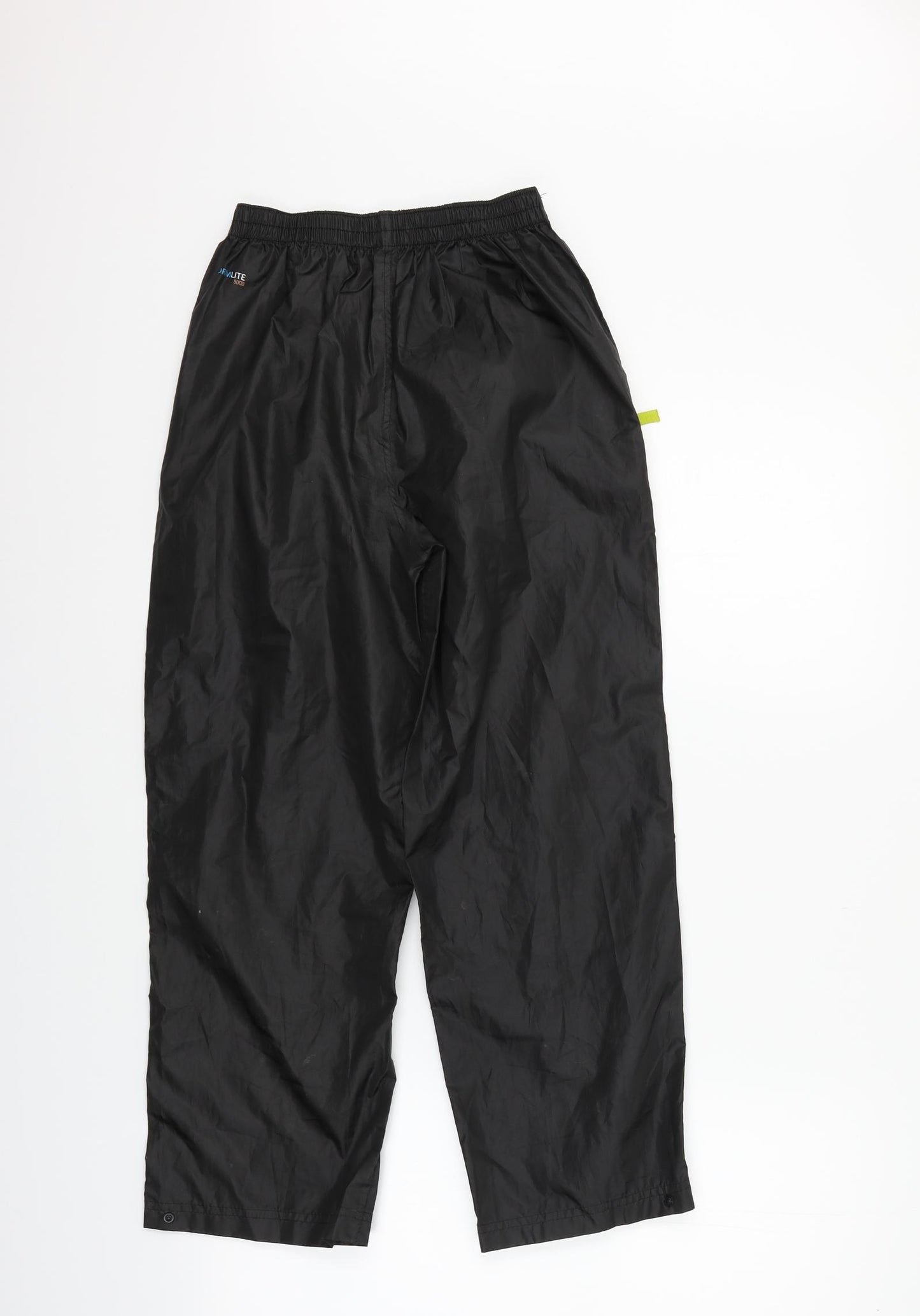 Gelert Girls Black   Rain Trousers Trousers Size 9-10 Years - Elastic Waist Band