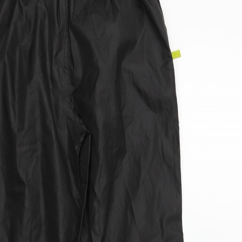 Gelert Girls Black   Rain Trousers Trousers Size 9-10 Years - Elastic Waist Band