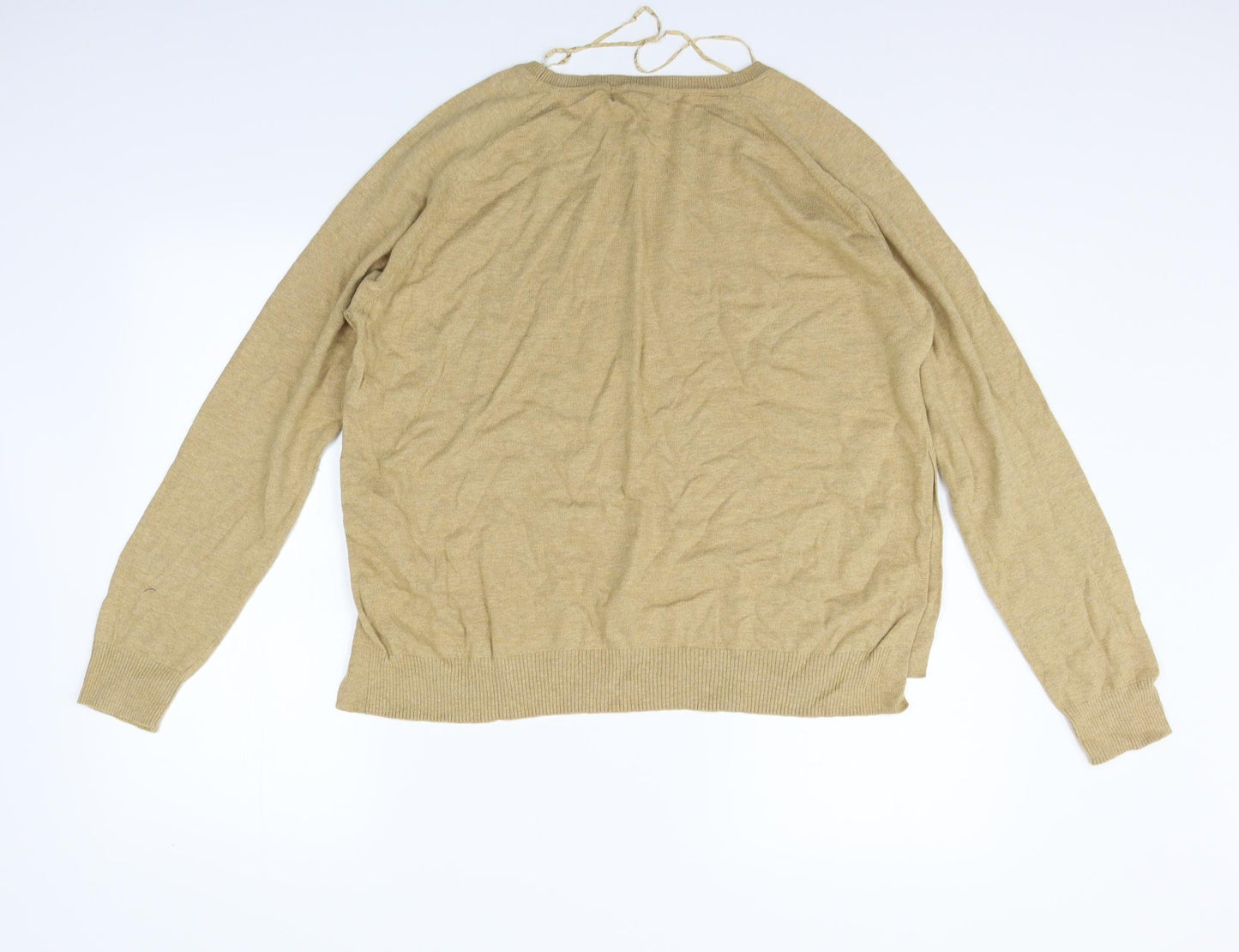 Marks and Spencer Womens Beige   Pullover Jumper Size L