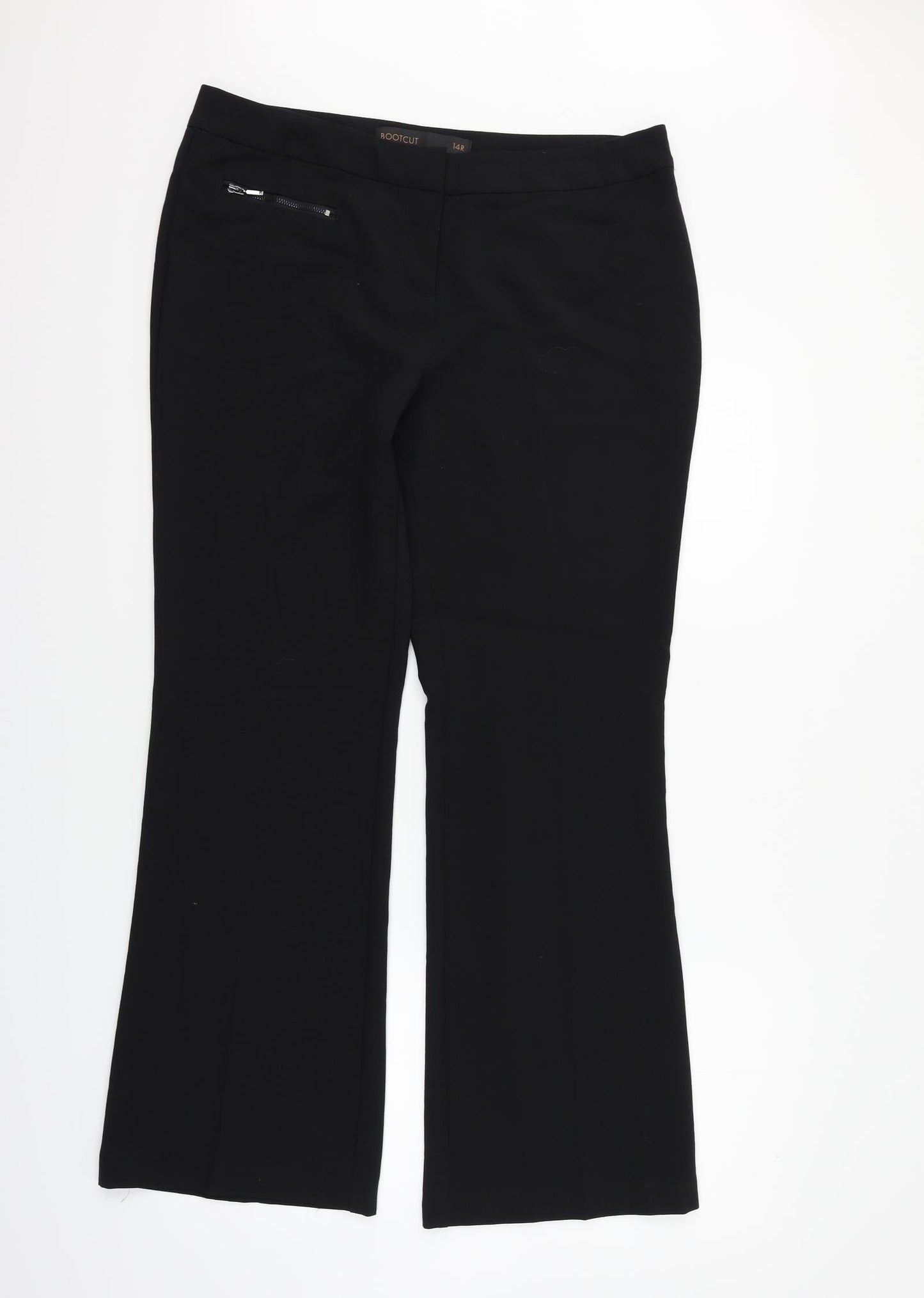 NEXT Womens Black   Trousers  Size 14 L30 in