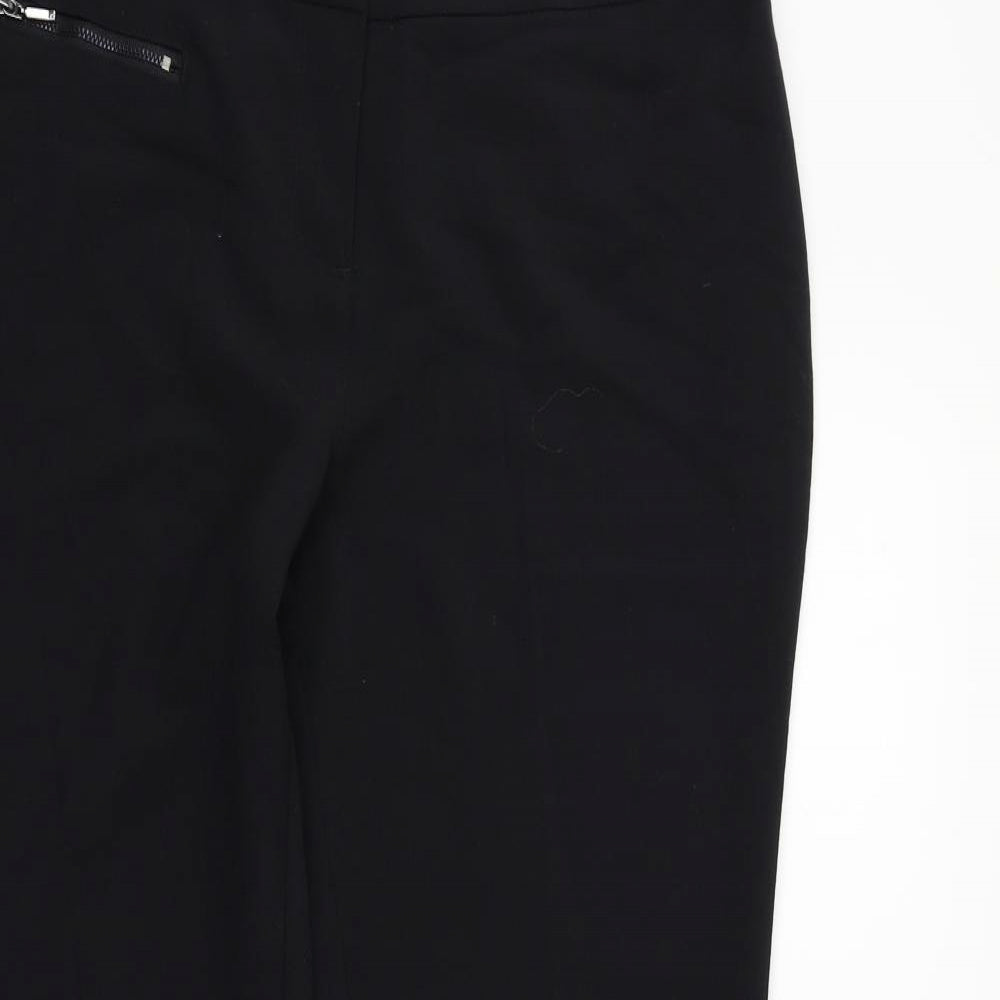 NEXT Womens Black   Trousers  Size 14 L30 in
