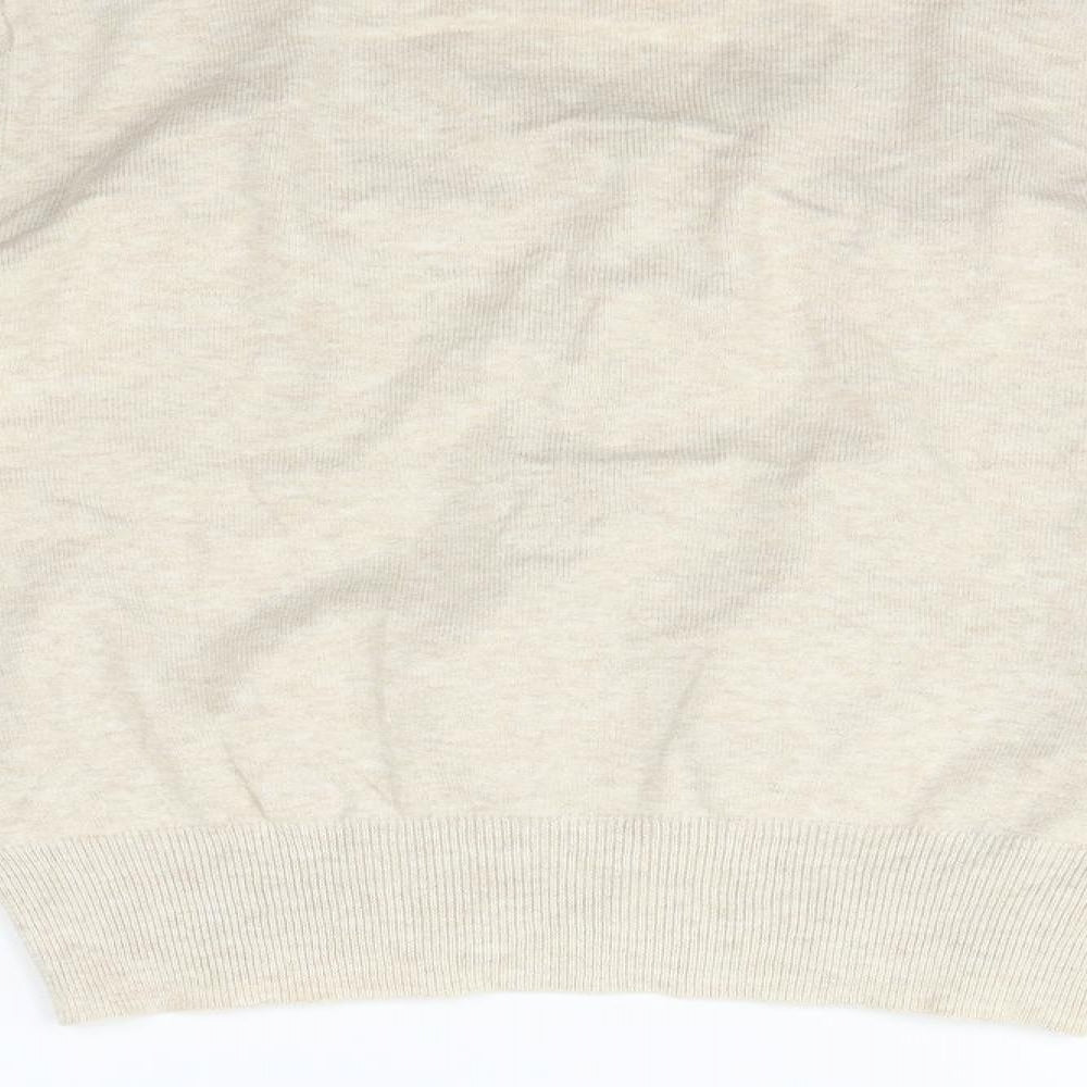 BE BEAU Womens Beige   Cardigan Jumper Size 14  - perl detail