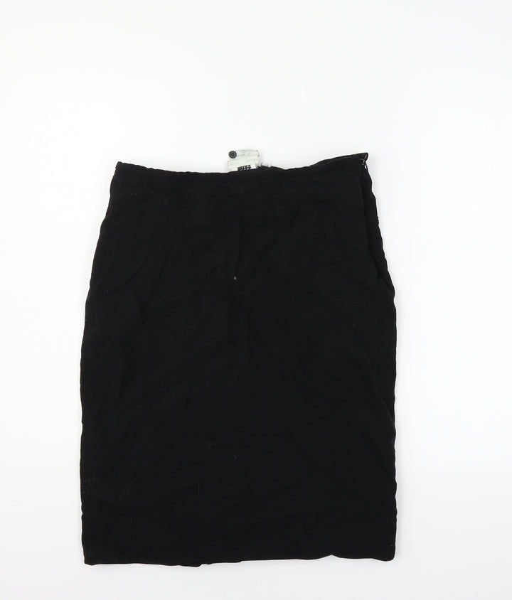 ARMANI code Womens Black Flare Skirt Size 14