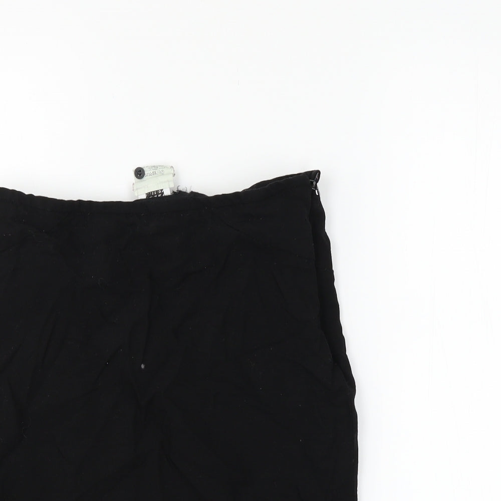 ARMANI code Womens Black   Flare Skirt Size 14