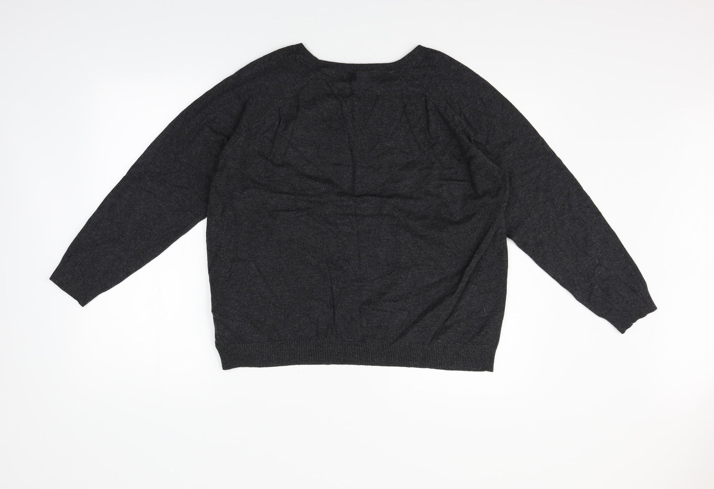 Marks and Spencer Womens Grey   Pullover Jumper Size 20