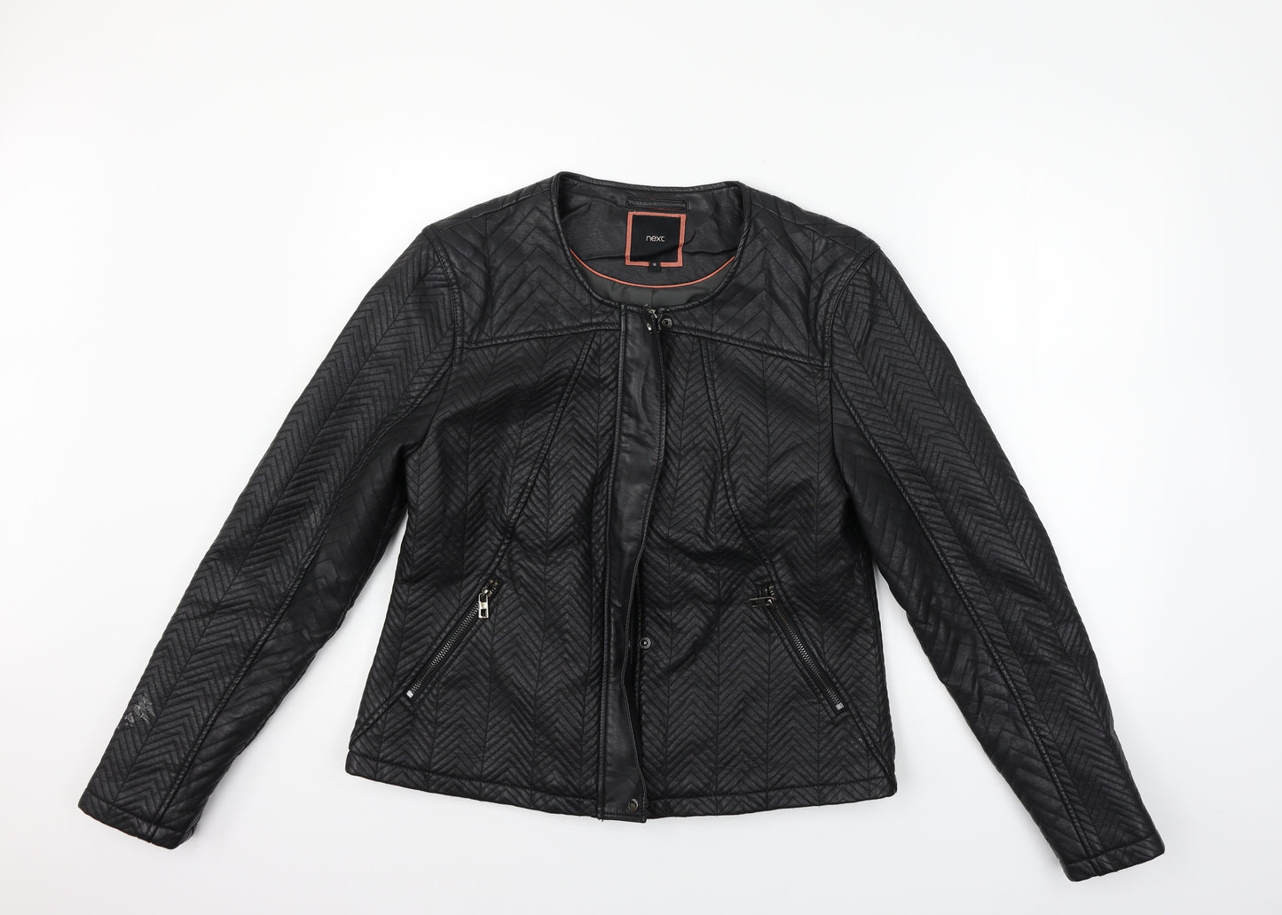 NEXT Womens Black   Jacket Coat Size 16  - washable marks