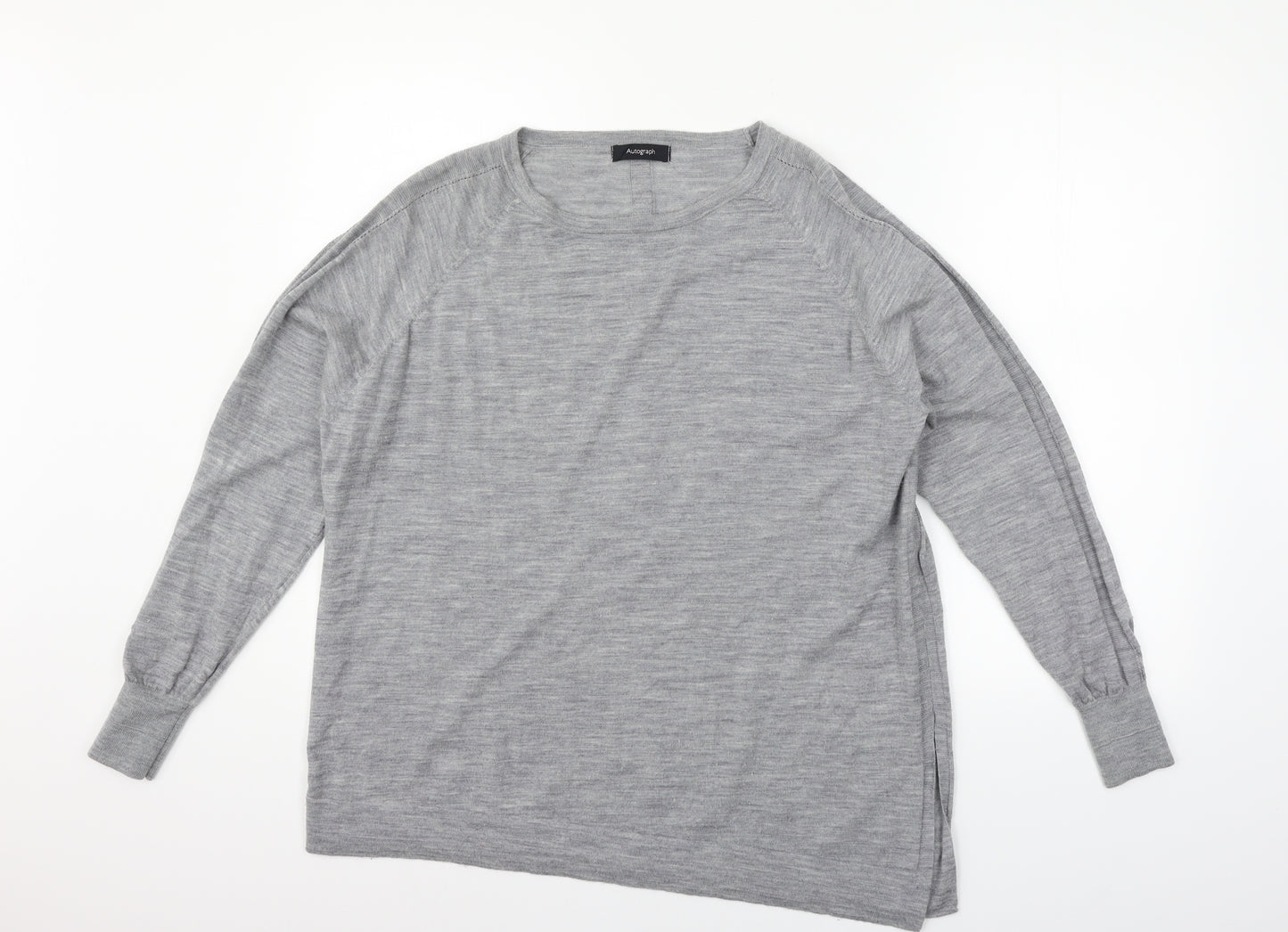 Autograph Womens Grey   Pullover Jumper Size 20