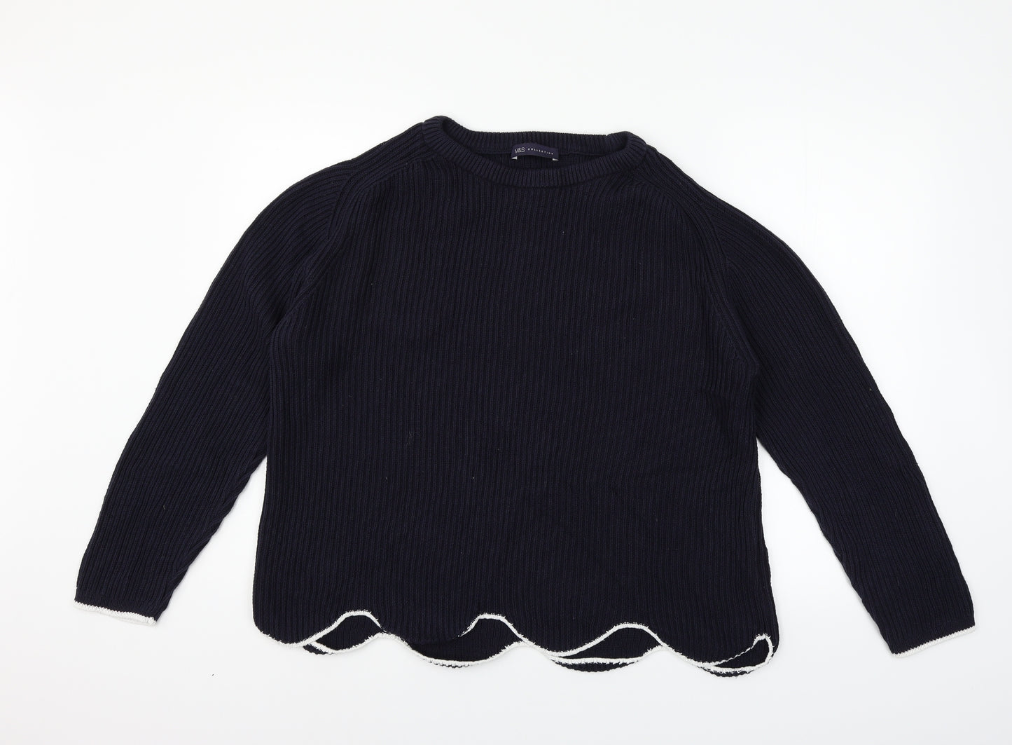 Marks and Spencer Womens Blue   Pullover Jumper Size 22