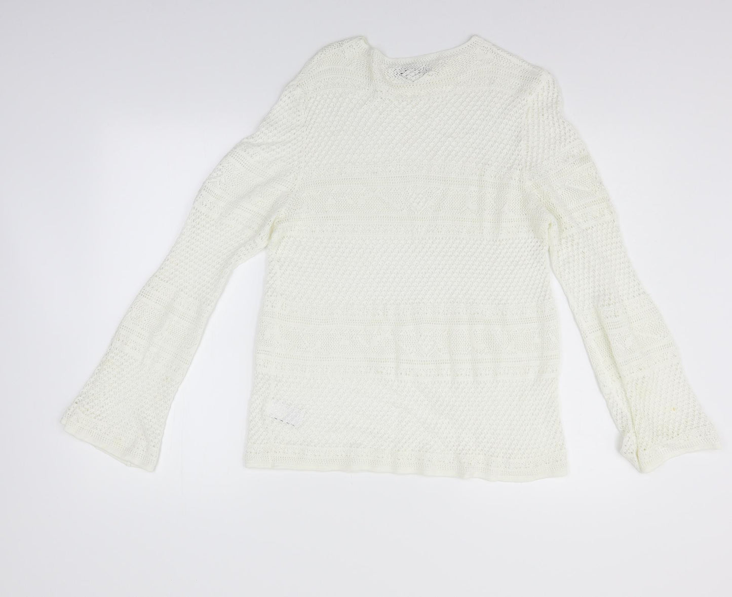 NEXT Womens White   Pullover Jumper Size 16