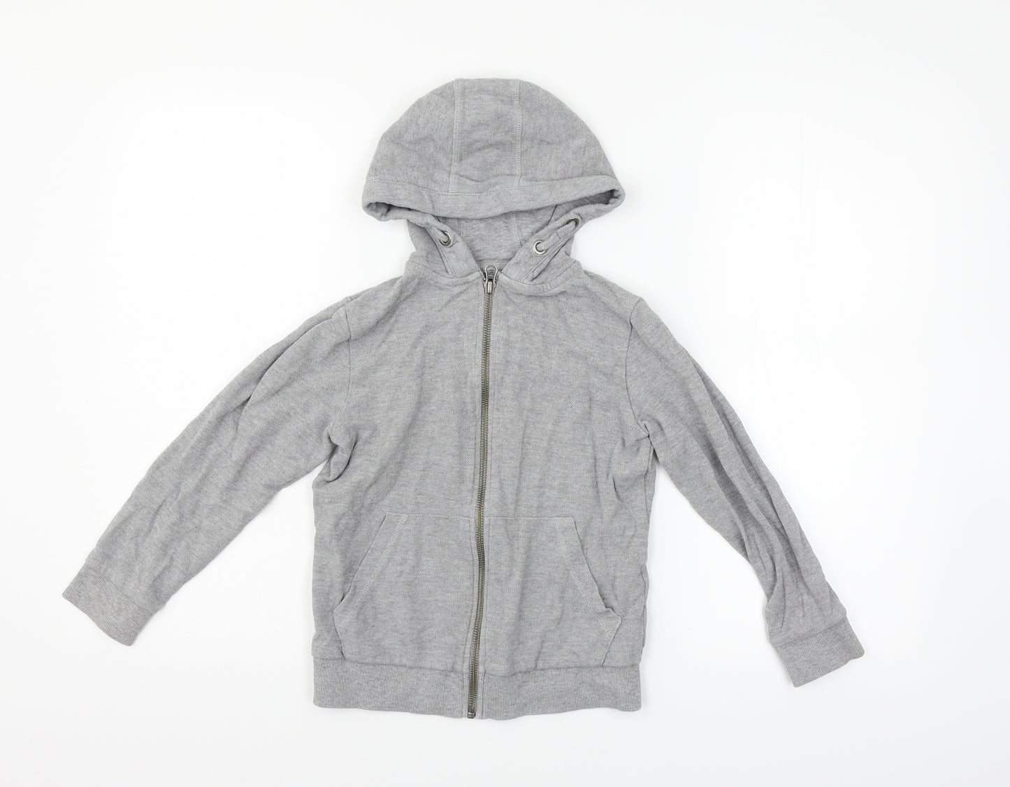 TU Girls Grey   Full Zip Jumper Size 7 Years