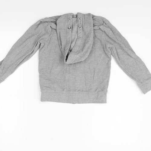 TU Girls Grey   Full Zip Jumper Size 7 Years