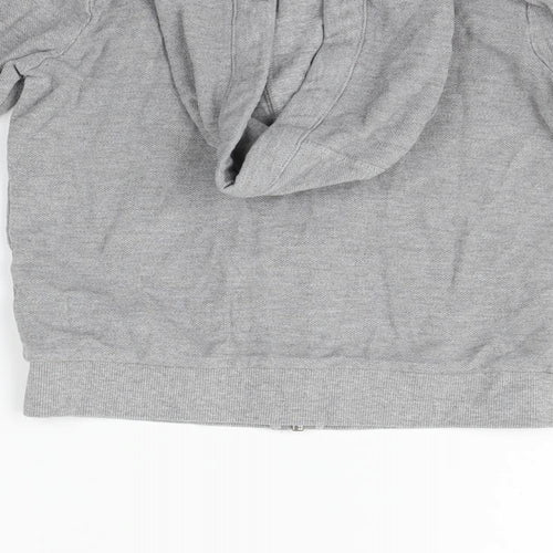 TU Girls Grey   Full Zip Jumper Size 7 Years