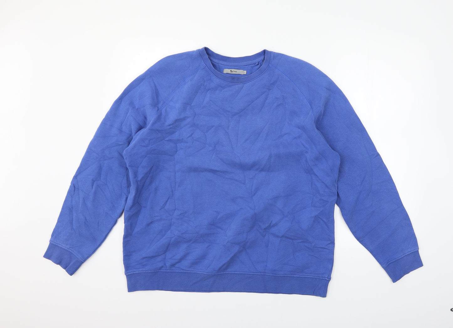 TU Mens Blue   Pullover Jumper Size L