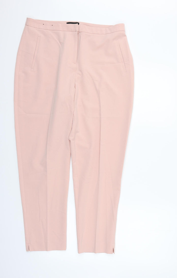 New Look Womens Orange Sweatpants Trousers Size 14 L27 in