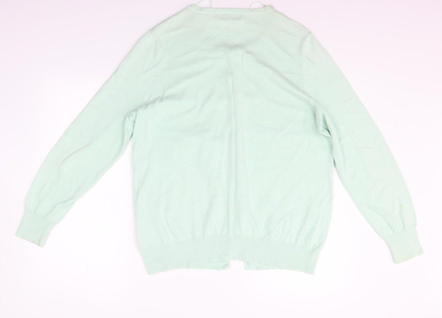 Debemhams Womens Green   Cardigan Jumper Size 18