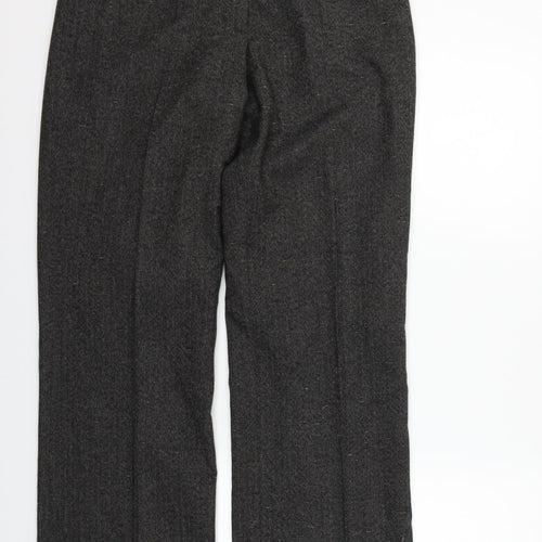 Per Una Womens Grey   Trousers  Size 14 L27 in