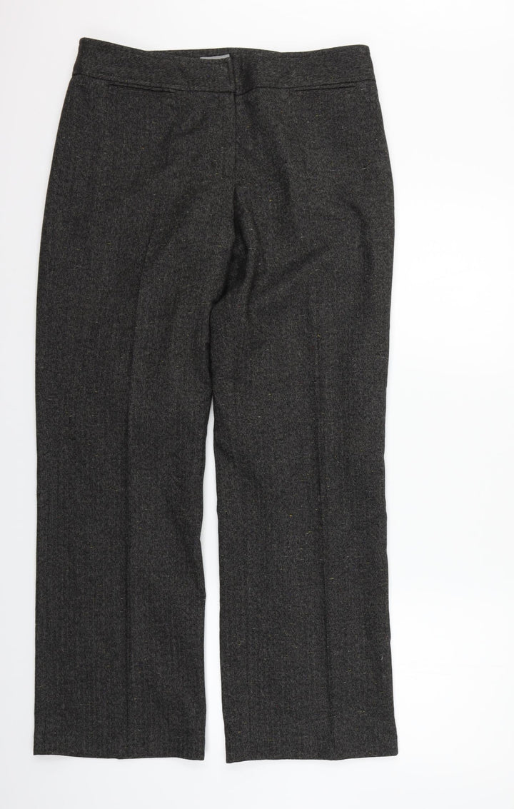Per Una Womens Grey Trousers Size 14 L27 in