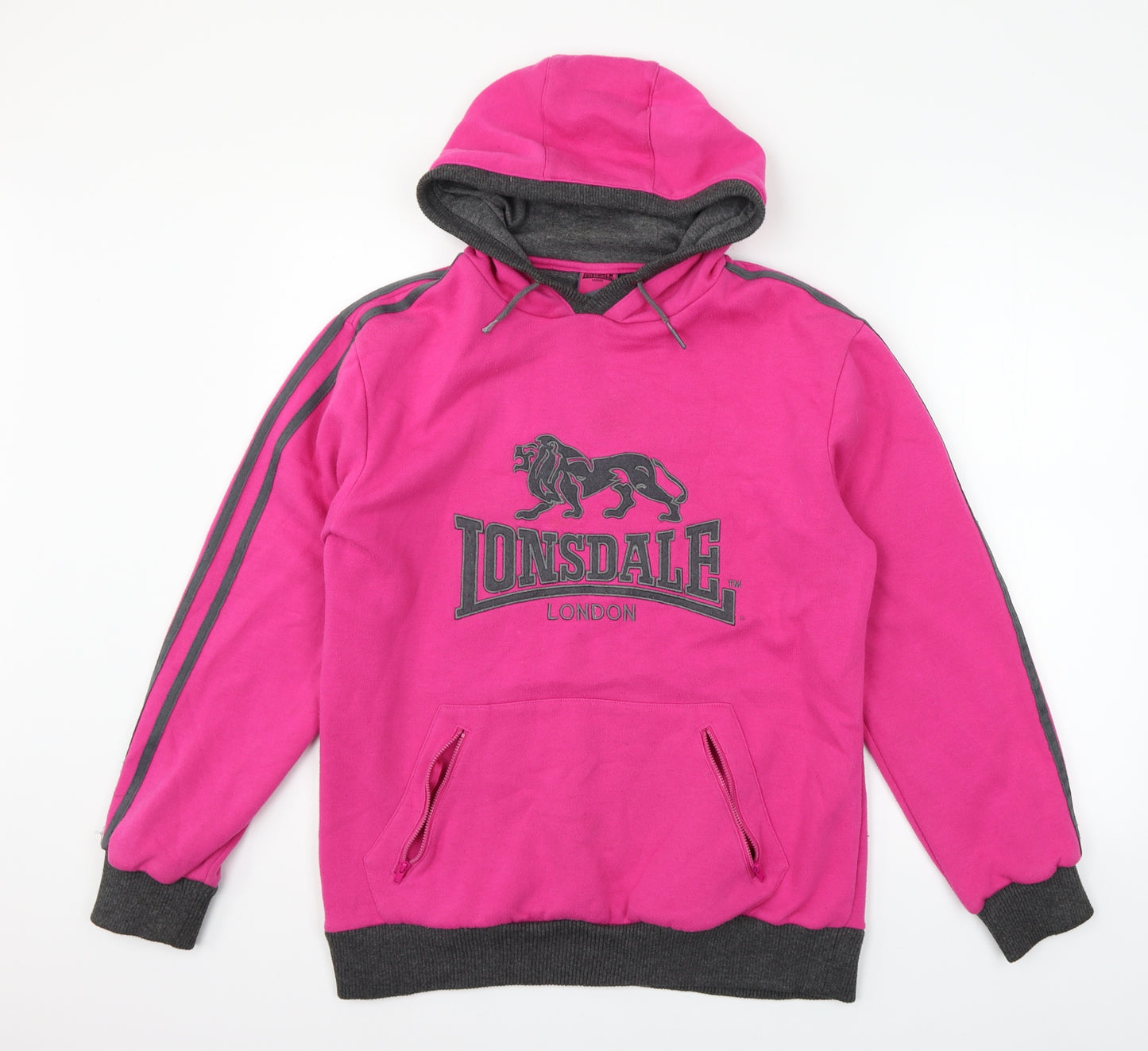londsdale Womens Pink   Pullover Hoodie Size 16