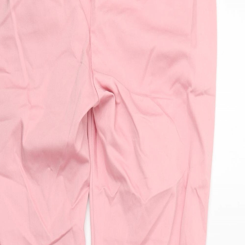 Marks and Spencer Womens Pink   Trousers  Size 14 L25 in