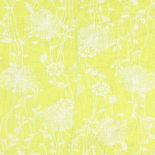 Preworn Womens Yellow   Basic Blouse One Size  - star