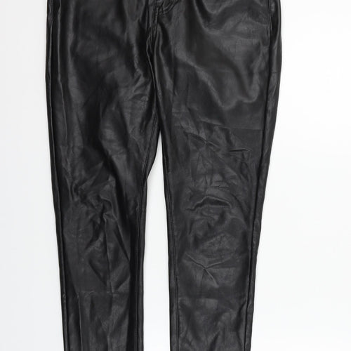 Colourful Premium Womens Black   Jegging Trousers Size XL L30 in