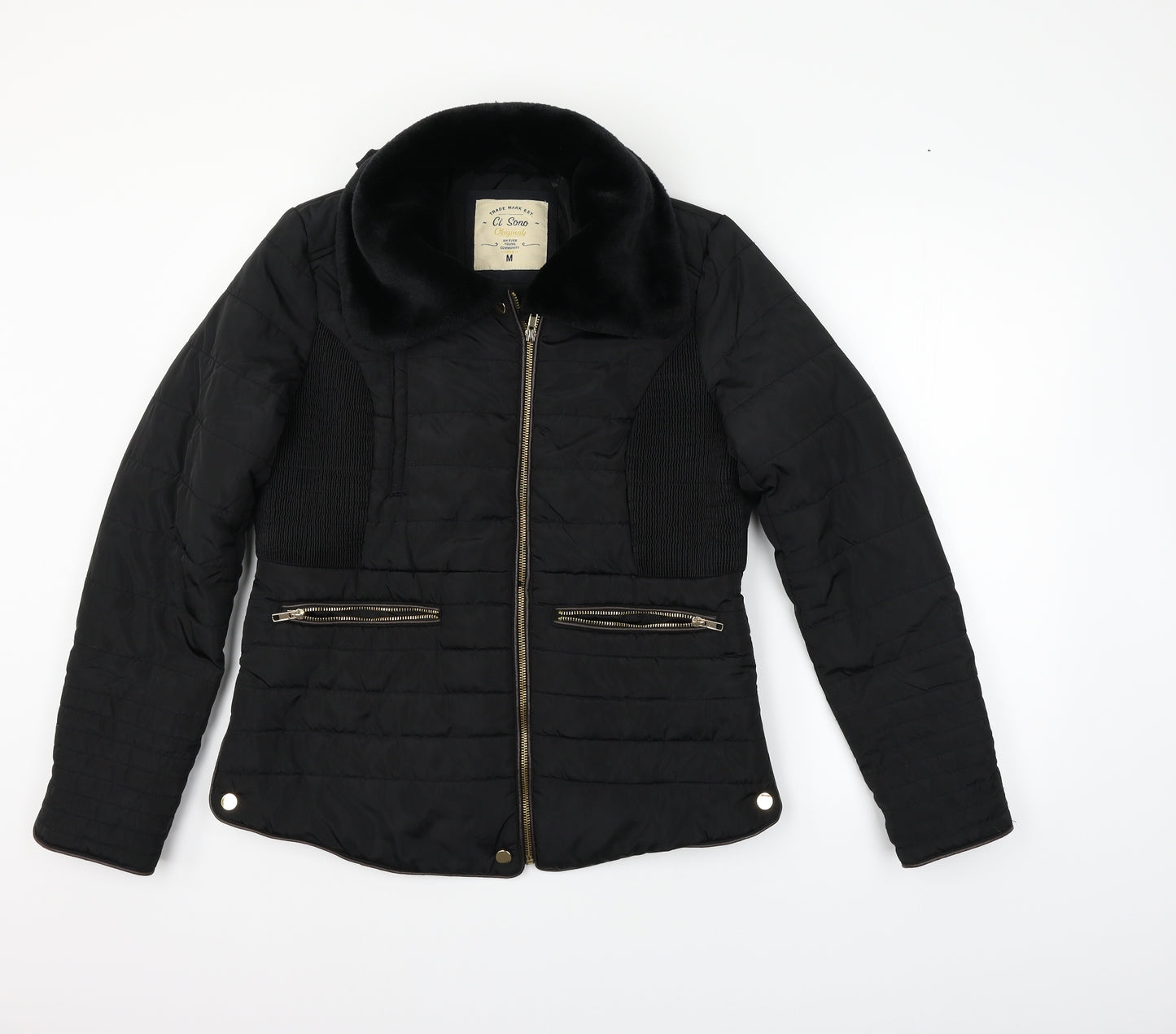 CI SONO Womens Black   Jacket  Size M