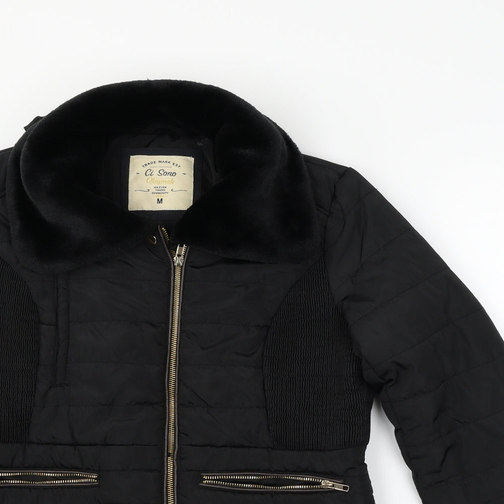 CI SONO Womens Black   Jacket  Size M