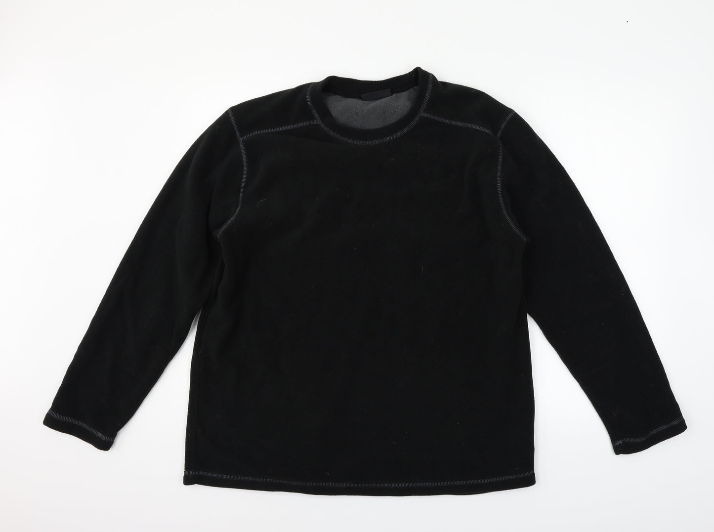 Active Mens Black   Pullover Jumper Size L