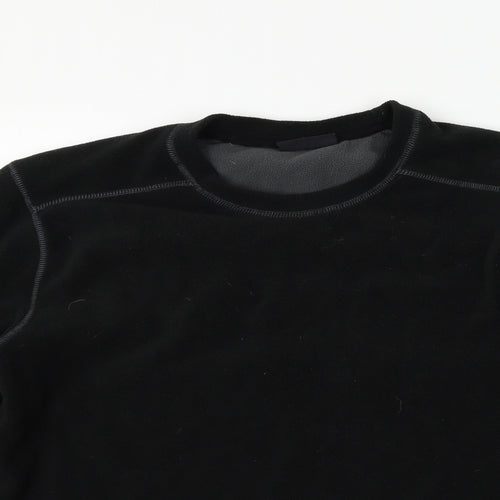 Active Mens Black   Pullover Jumper Size L