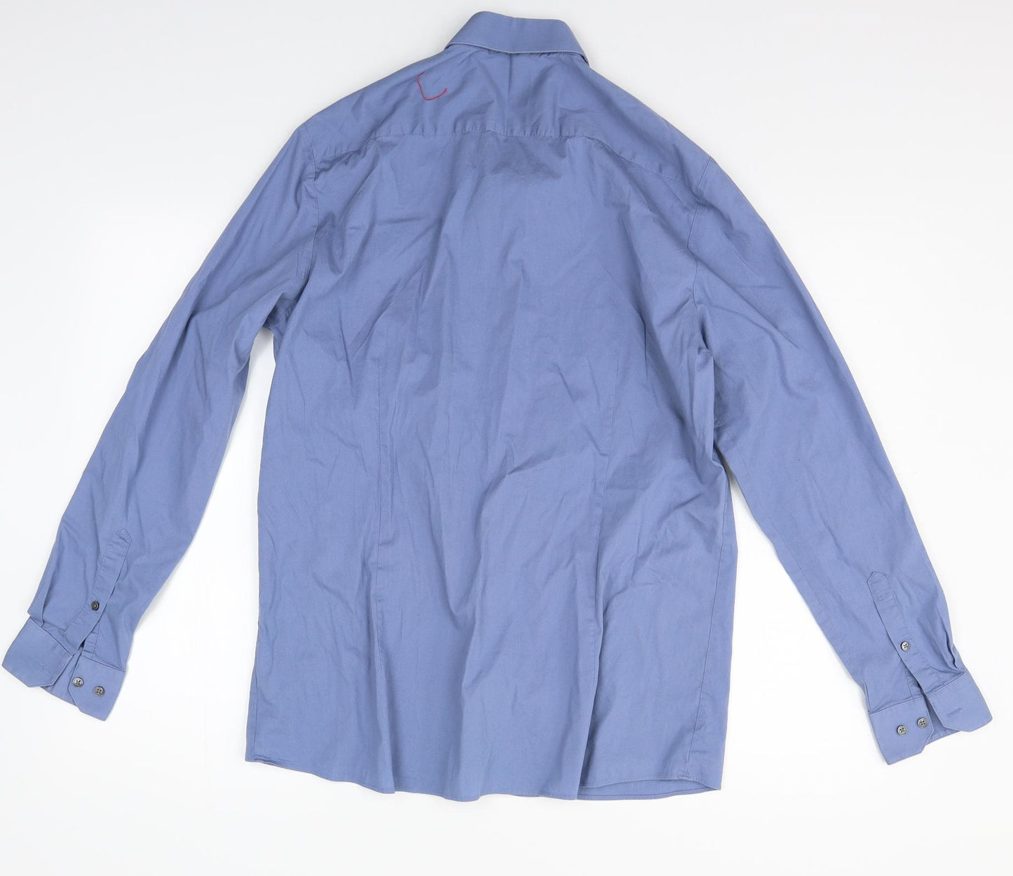 Burton Mens Blue Houndstooth   Button-Up Size L