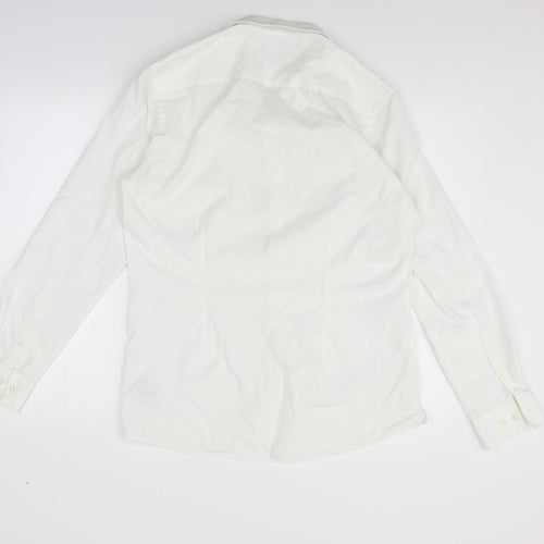 NEXT Mens White    Button-Up Size 16
