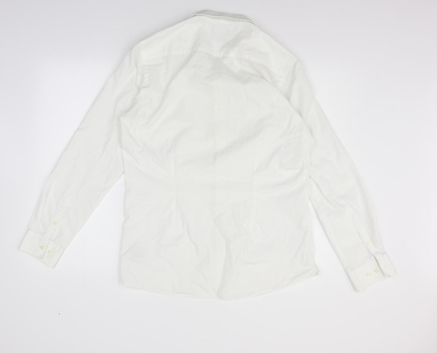 NEXT Mens White    Button-Up Size 16