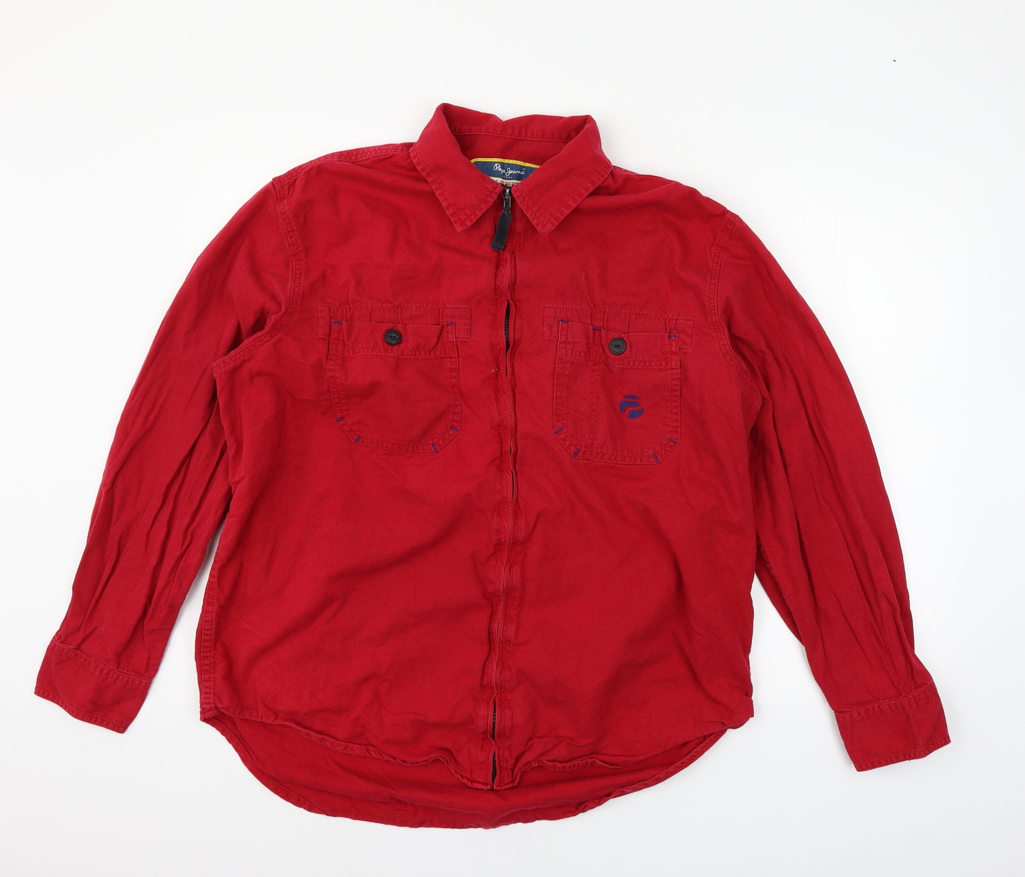 Pepe Jeans Mens Purple   Jacket Coat Size XL