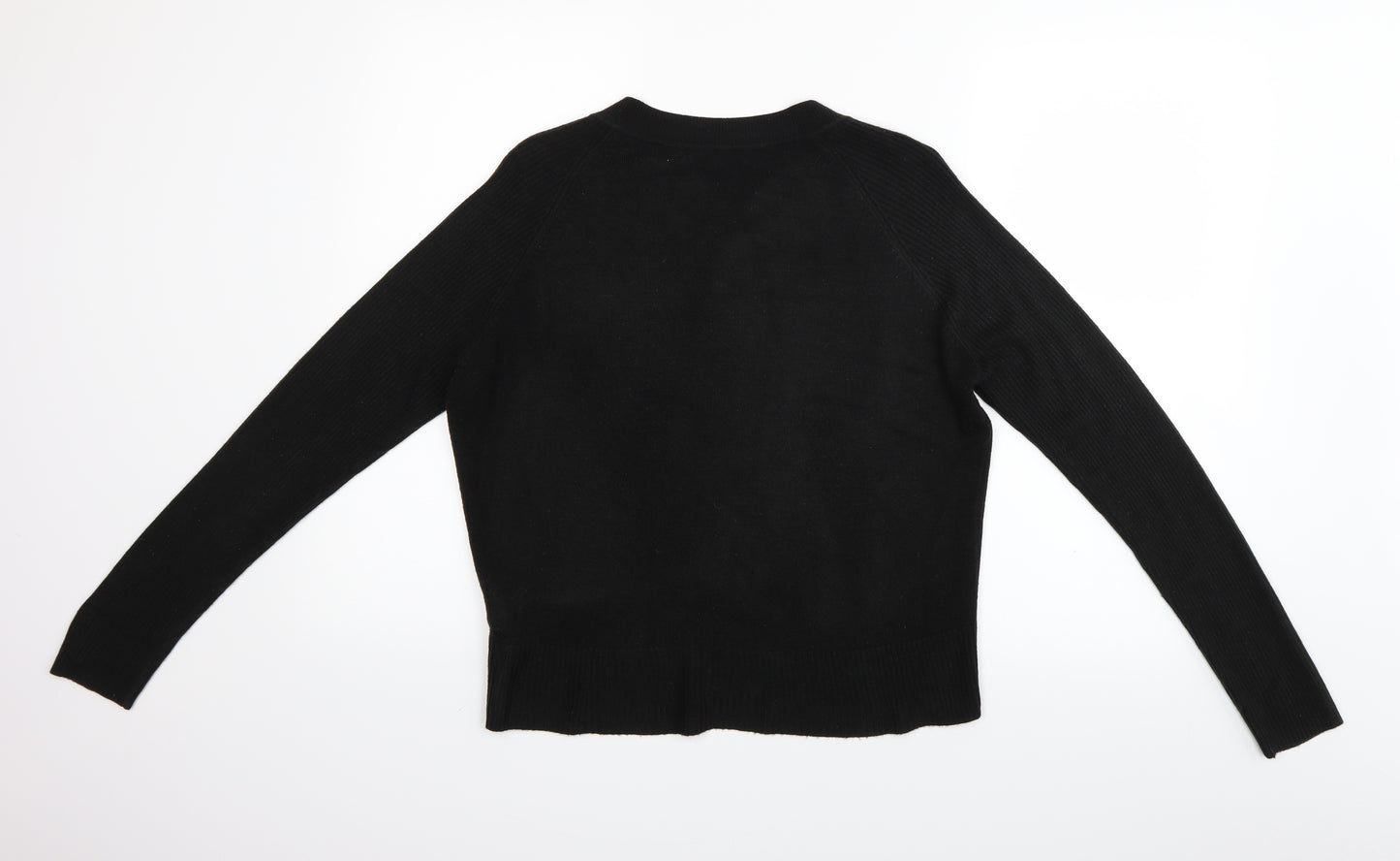 Marks and Spencer Womens Black   Cardigan Jumper Size 14