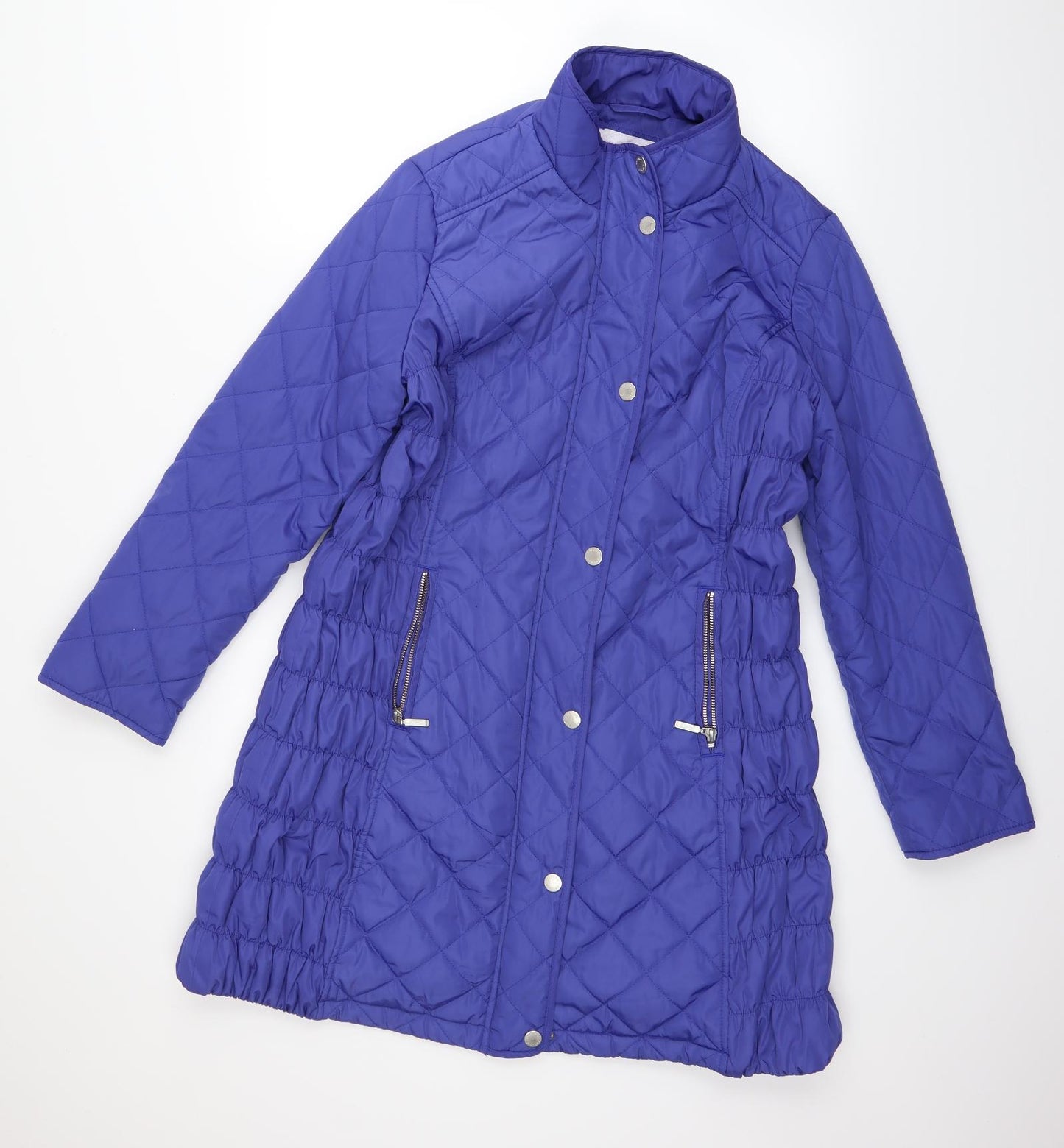 Per Una Womens Blue   Windbreaker Coat Size 14