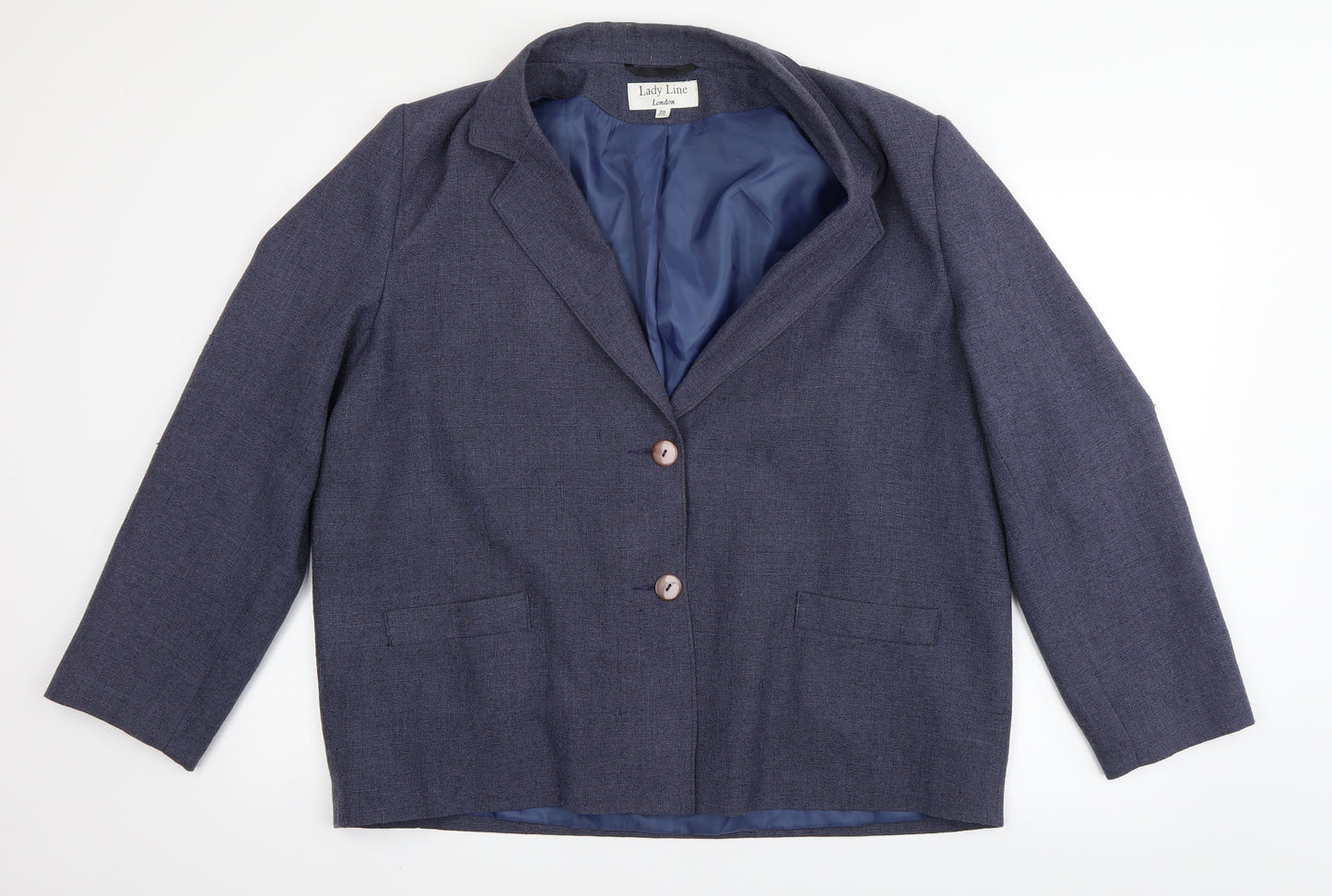 Lady Lane Womens Blue   Jacket Blazer Size 20