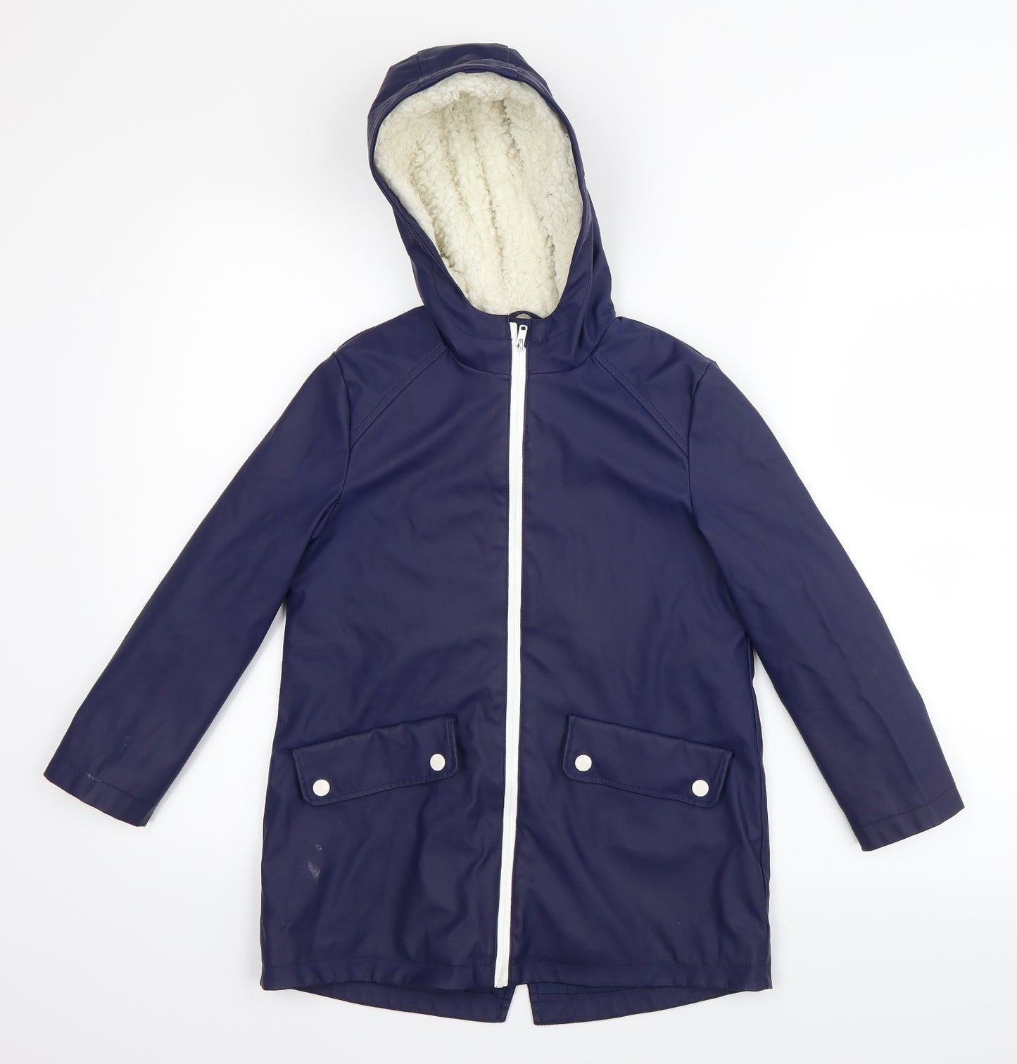 Marks and Spencer Boys Blue   Rain Coat Coat Size 7-8 Years
