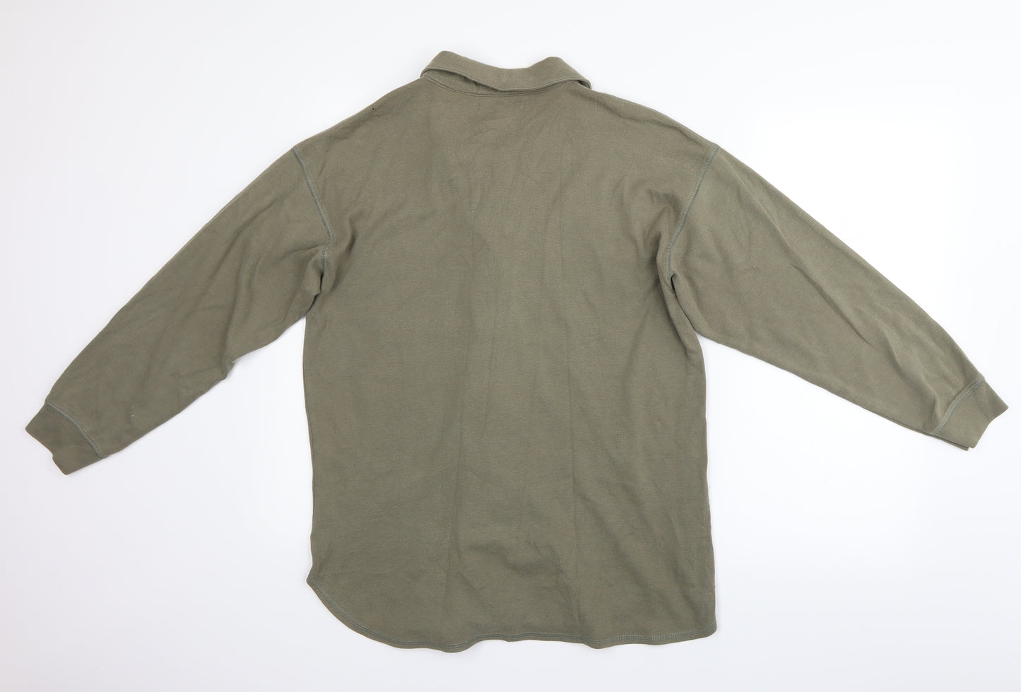 George Womens Green   Basic Button-Up Size 14